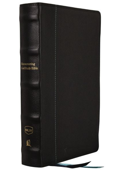 NKJV, Encountering God Study Bible, Red Letter, Comfort Print: Insights From Blackaby Ministries On Living Our Faith [Black]
