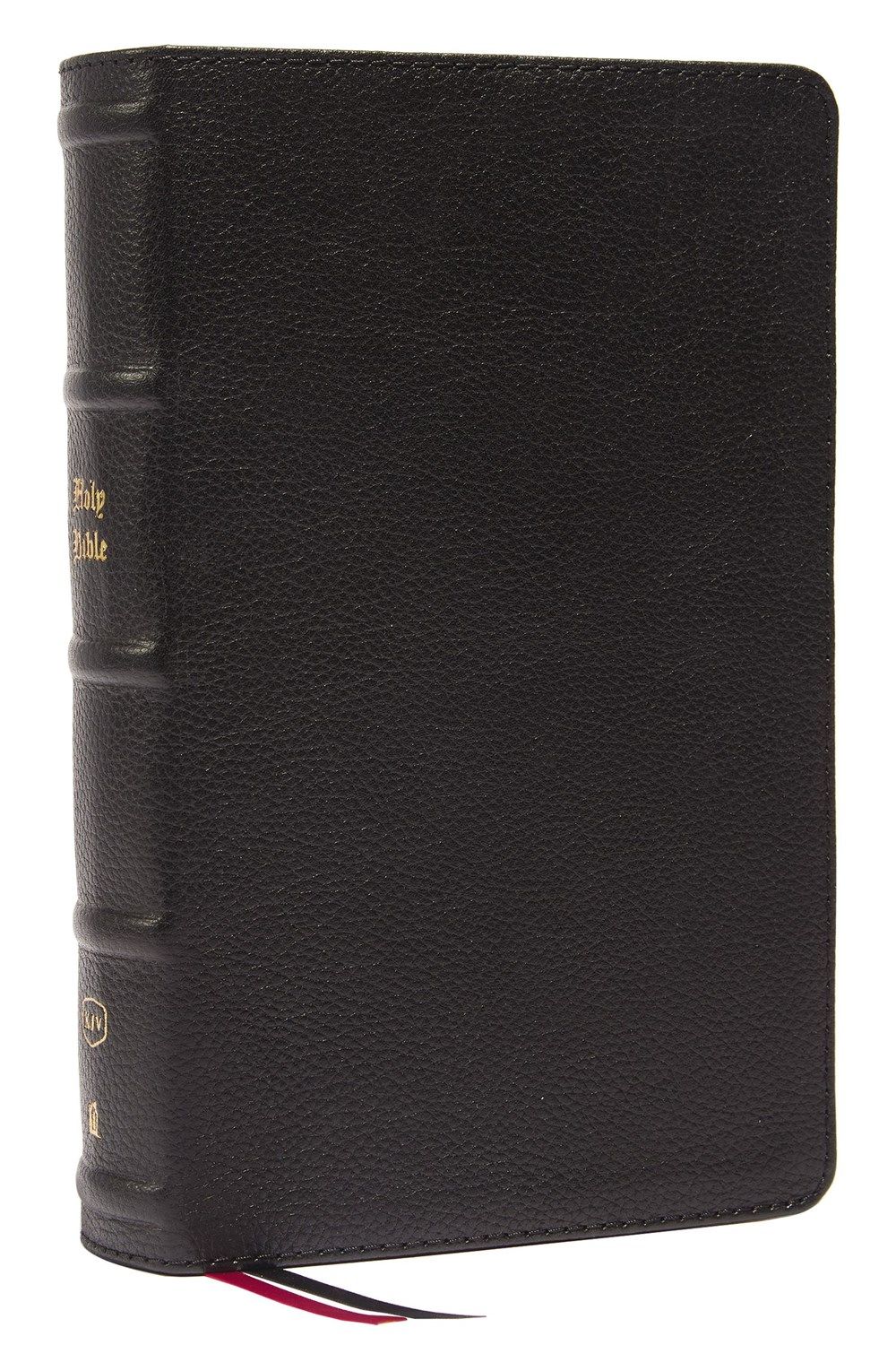 KJV, Personal Size, Large Print, Single-Column, Reference Bible, Genuine Leather, Red Letter, Thumb Indexed, Comfort Print: Holy Bible, King James Version [Black]