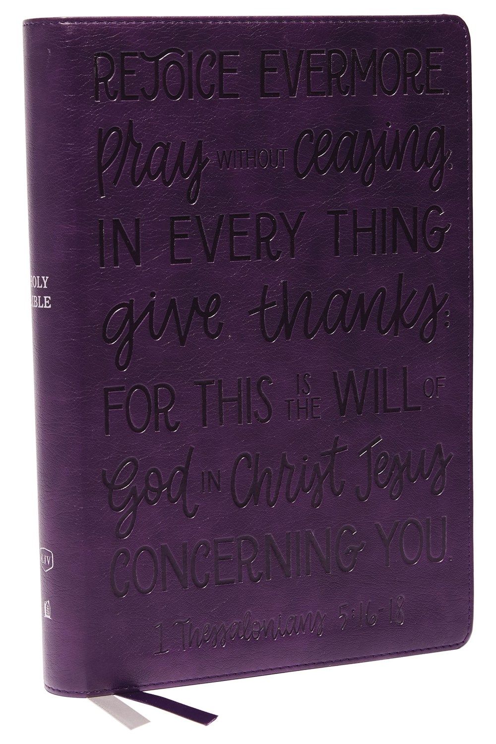 KJV, Center-Column Reference Bible, Verse Art Cover Collection, Leathersoft, Red Letter, Comfort Print: Holy Bible, King James Version [Purple, Large Print]