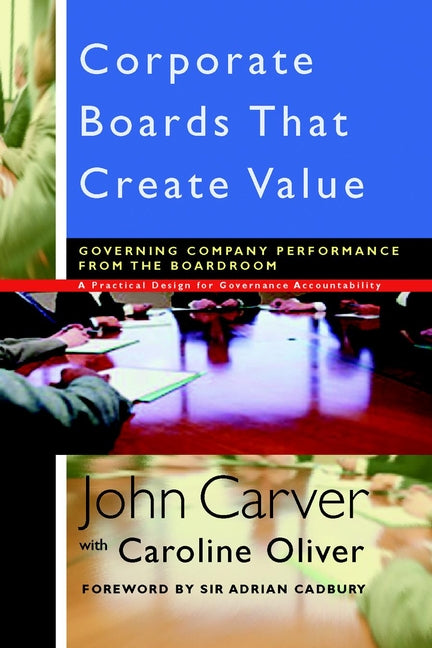 J-B Carver Board Governance Series cover