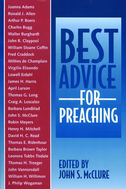 Best Advice for Preaching cover