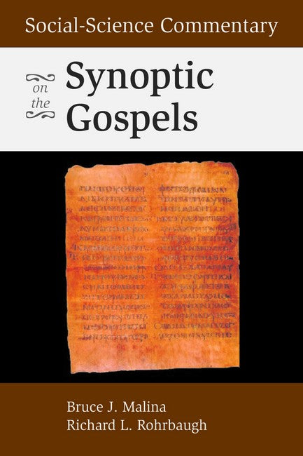 Social-Science Commentary on the Synoptic Gospels cover