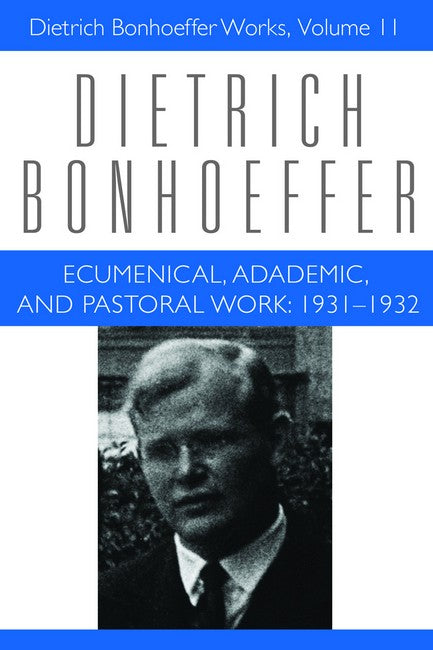 Ecumenical, Academic, and Pastoral Work cover