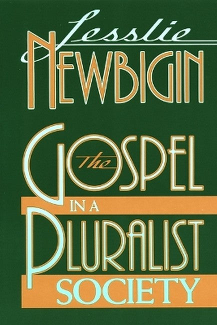 The Gospel in a Pluralist Society cover