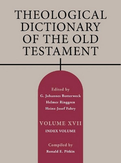 Theological Dictionary of the Old Testament, Volume XVII cover