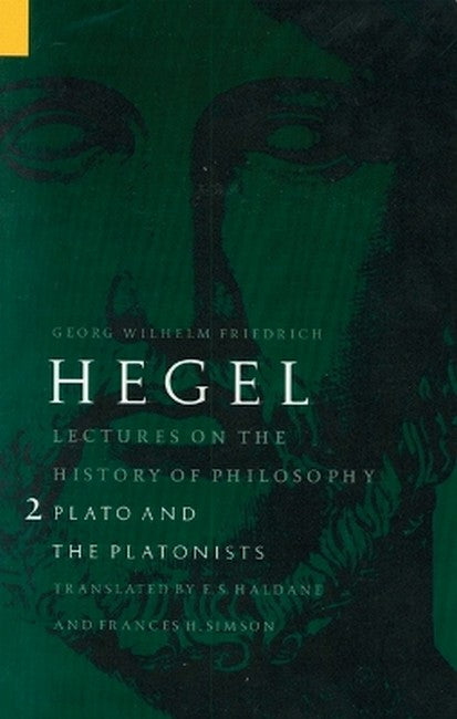 Lectures on the History of Philosophy, Volume 2 cover