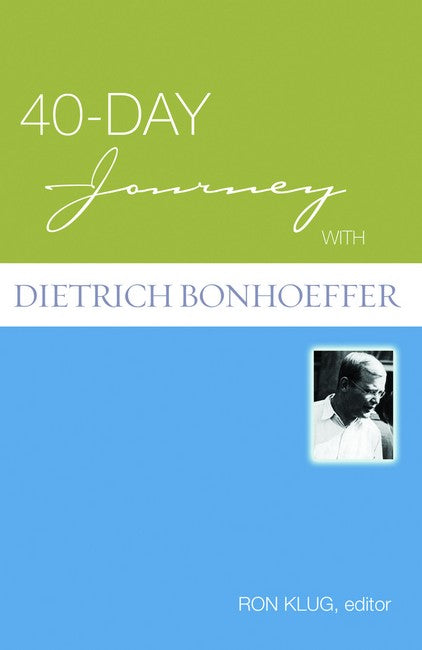 40-Day Journey with Dietrich Bonhoeffer cover