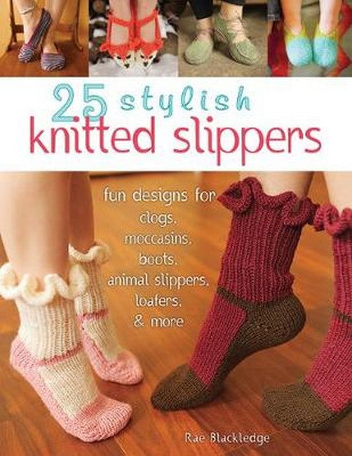 25 Stylish Knitted Slippers cover