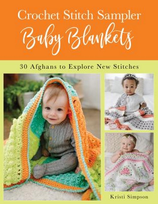 Crochet Stitch Sampler Baby Blankets cover