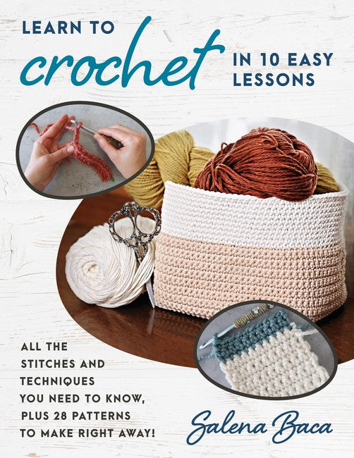 Learn to Crochet in 10 Easy Lessons cover
