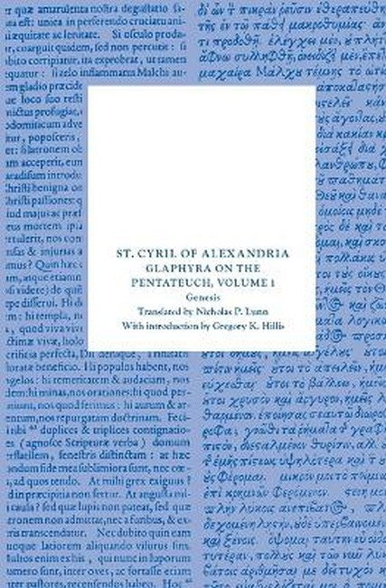 Glaphyra on the Pentateuch, Volume 1 Genesis cover
