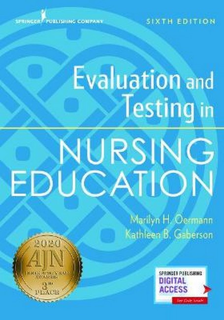 Evaluation and Testing in Nursing Education, Sixth Edition cover