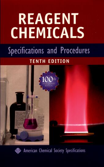 Reagent Chemicals book cover