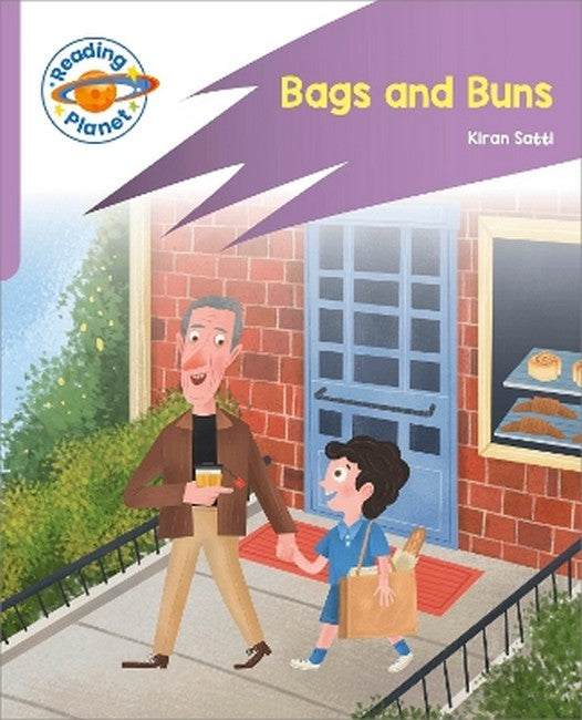 Reading Planet: Rocket Phonics - First Steps - Bags and Buns (Lilac Plus) cover