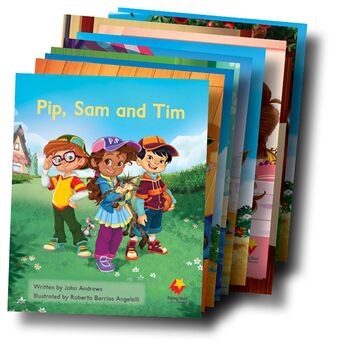 Student Decodable Book Pack 1 - 10 titles x 1 copy each book cover