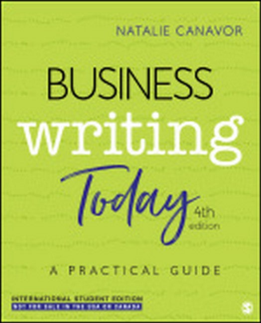 Business Writing Today - International Student Edition cover