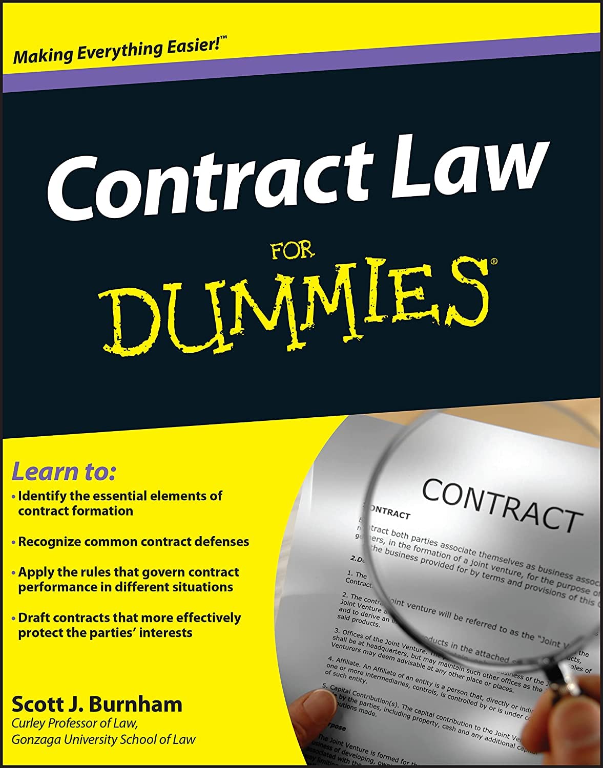 Contract Law For Dummies cover