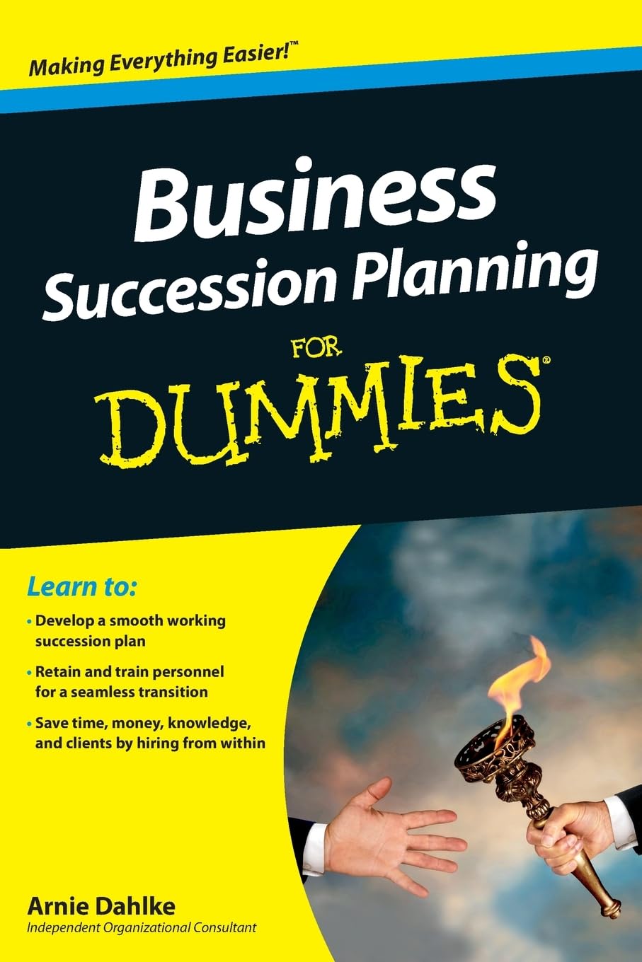 Business Succession Planning For Dummies cover