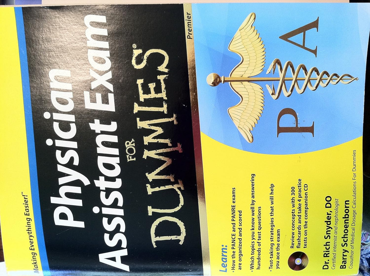 Physician Assistant Exam For Dummies, with CD