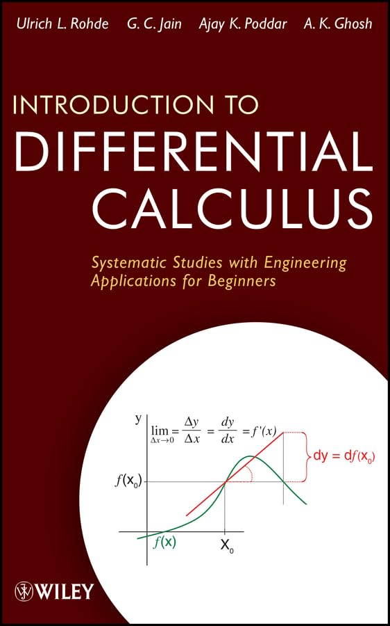 Introduction to Differential Calculus: Systematic Studies with Engineering Applications for Beginners cover