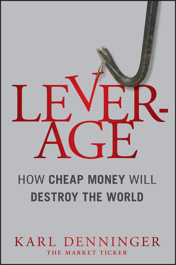 Leverage: How Cheap Money Will Destroy the World cover