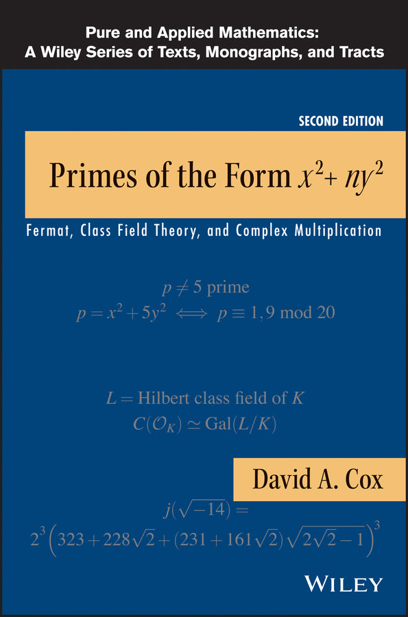 Pure and Applied Mathematics: A Wiley Series of Texts, Monographs and Tracts cover
