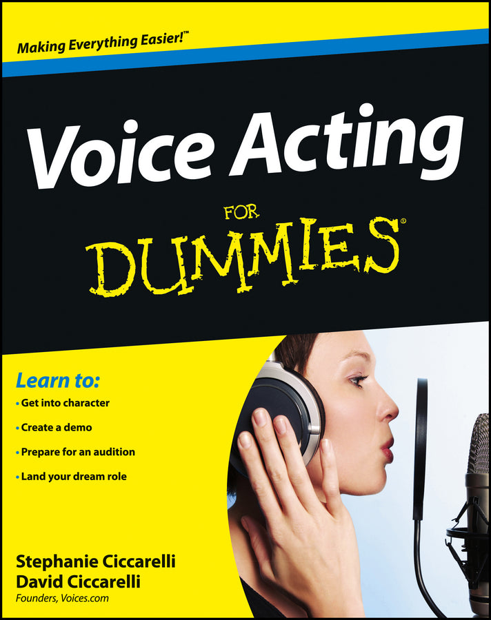 Voice Acting For Dummies cover