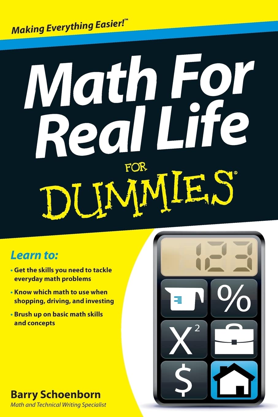 Math For Real Life For Dummies cover
