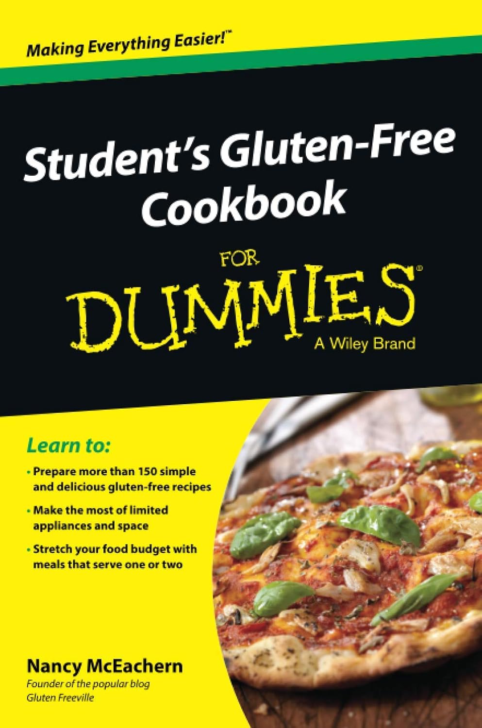 Student's Gluten-Free Cookbook For Dummies cover