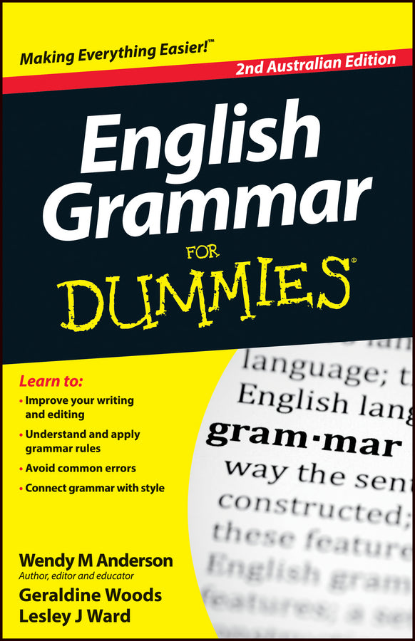 English Grammar For Dummies cover