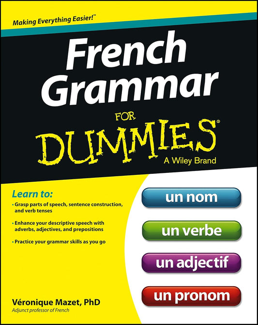 French Grammar For Dummies cover