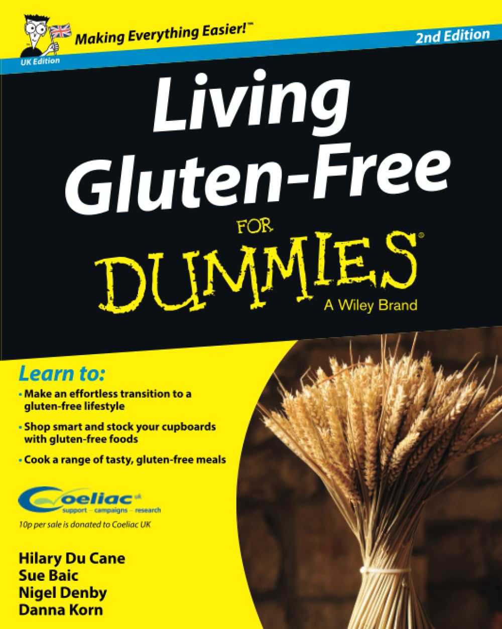 Living Gluten-Free For Dummies, UK Edition cover