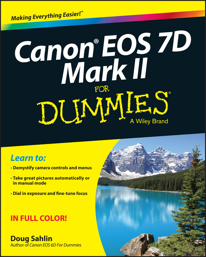 Canon EOS 7D Mark II For Dummies cover