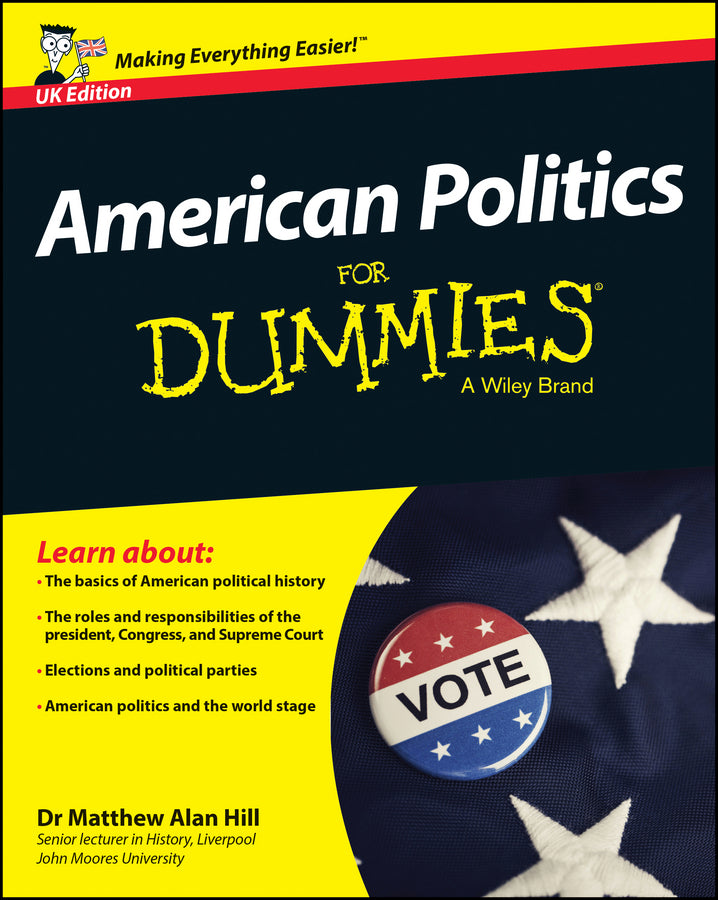 American Politics For Dummies, UK Edition cover