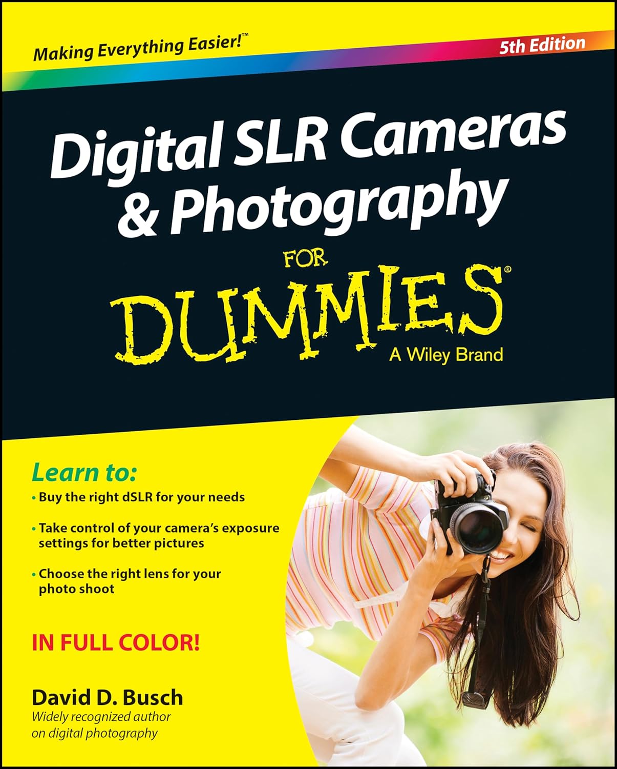 Digital SLR Cameras & Photography For Dummies cover