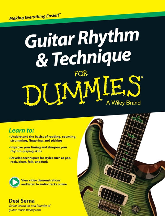 Guitar Rhythm and Techniques For Dummies, Book + Online Video and Audio Instruction