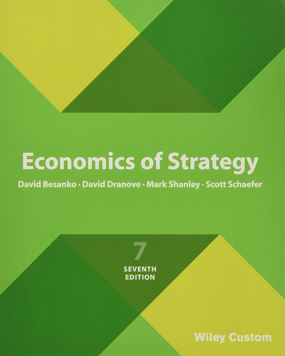 Economics of Strategy cover