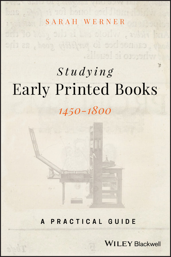 Studying Early Printed Books, 1450-1800: A Practical Guide cover