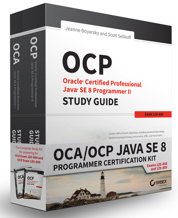 OCA / OCP Java SE 8 Programmer Certification Kit: Exam 1Z0-808 and Exam 1Z0-809 cover