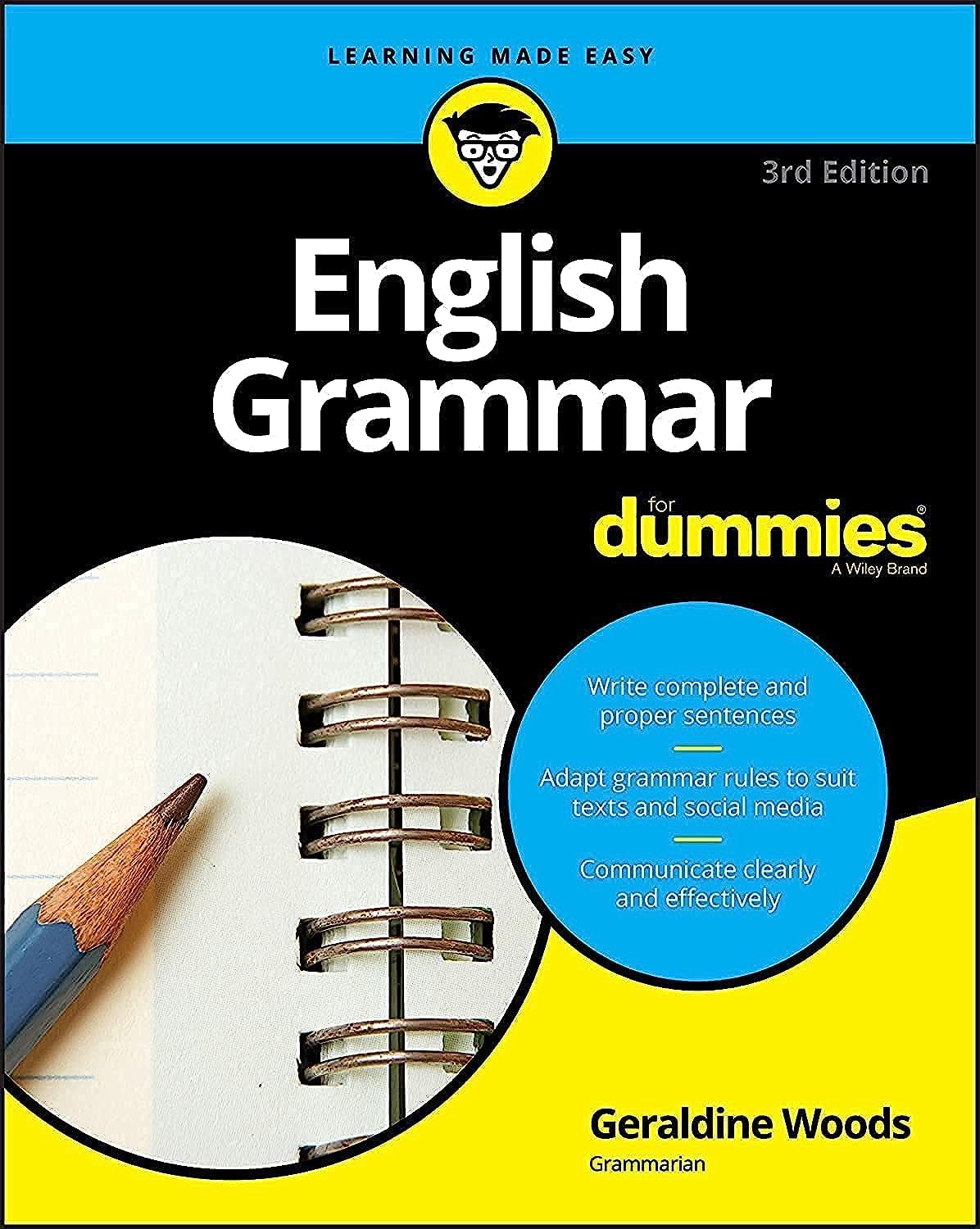English Grammar For Dummies cover