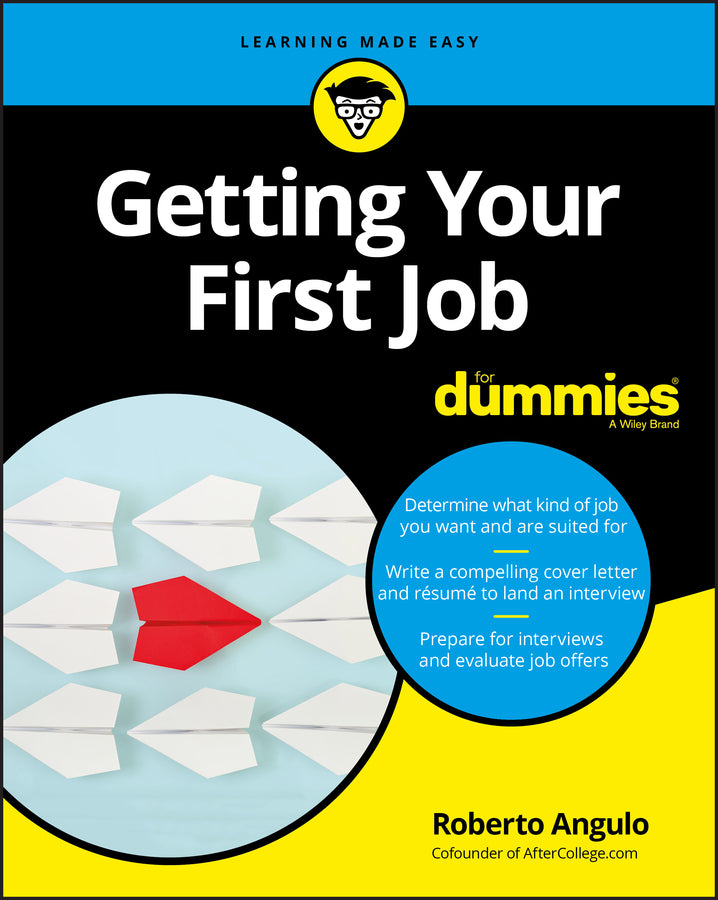 Getting Your First Job For Dummies cover