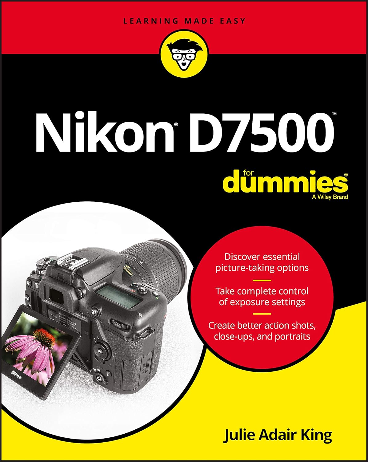 Nikon D7500 For Dummies cover