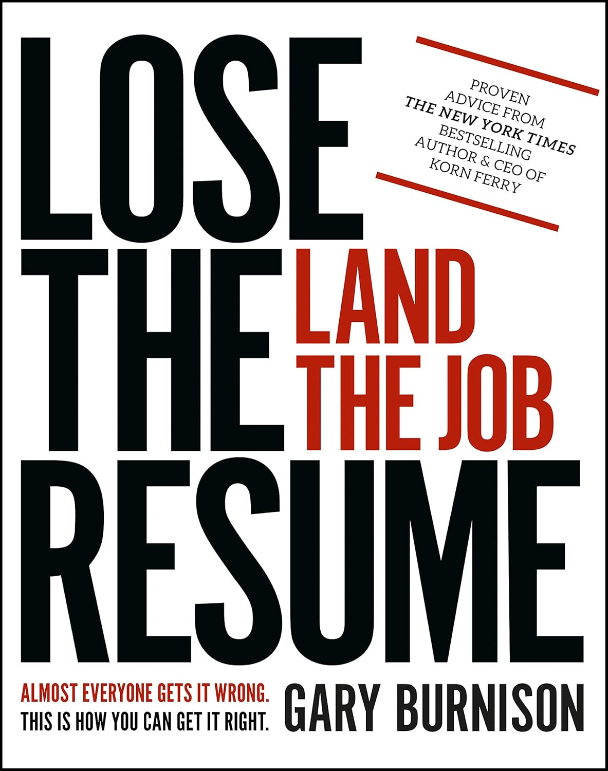 Lose the Resume, Land the Job cover