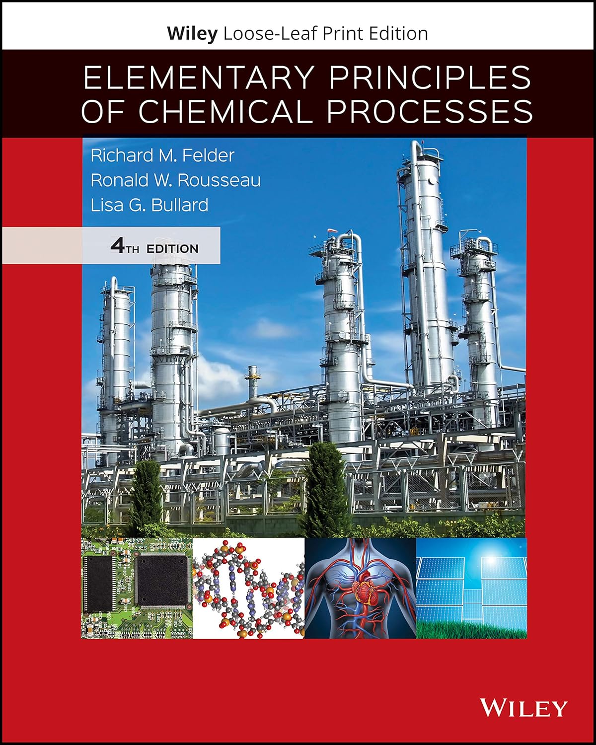 Elementary Principles of Chemical Processes cover