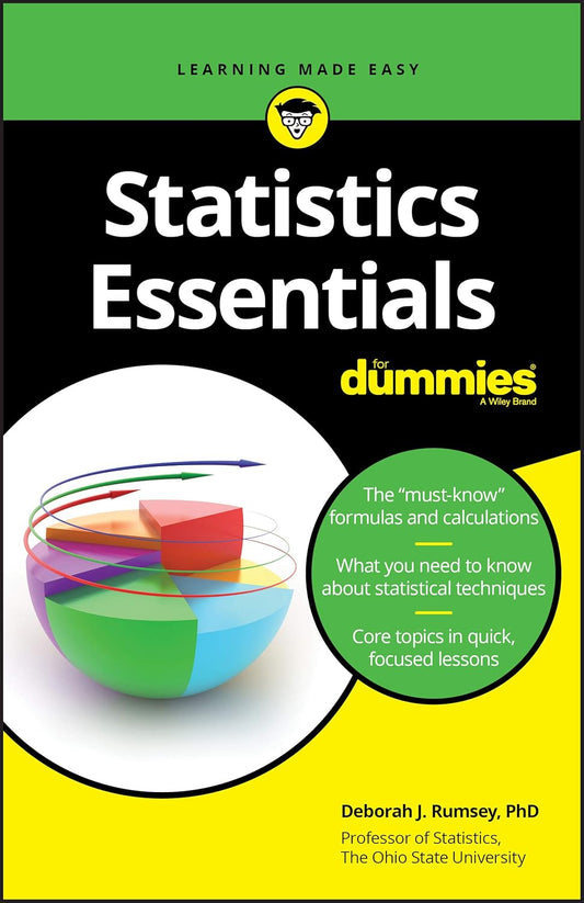 Statistics Essentials For Dummies cover