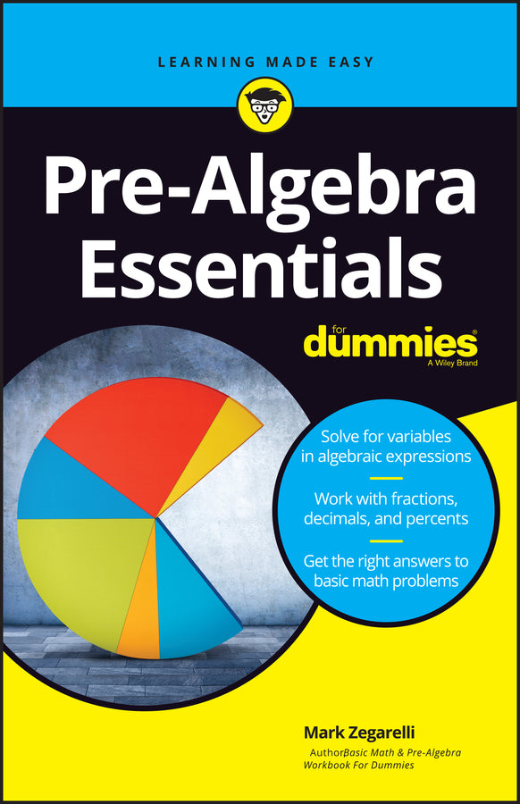 Pre-Algebra Essentials For Dummies cover