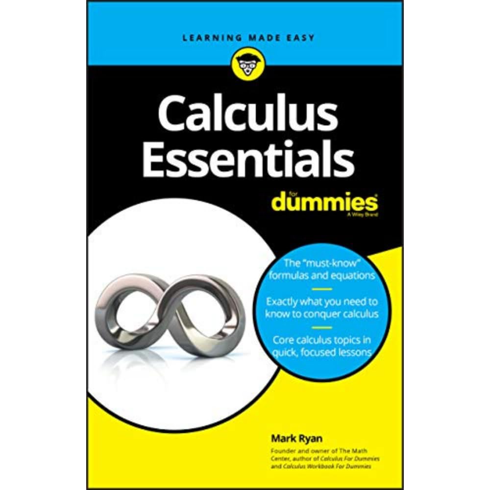 Calculus Essentials For Dummies cover