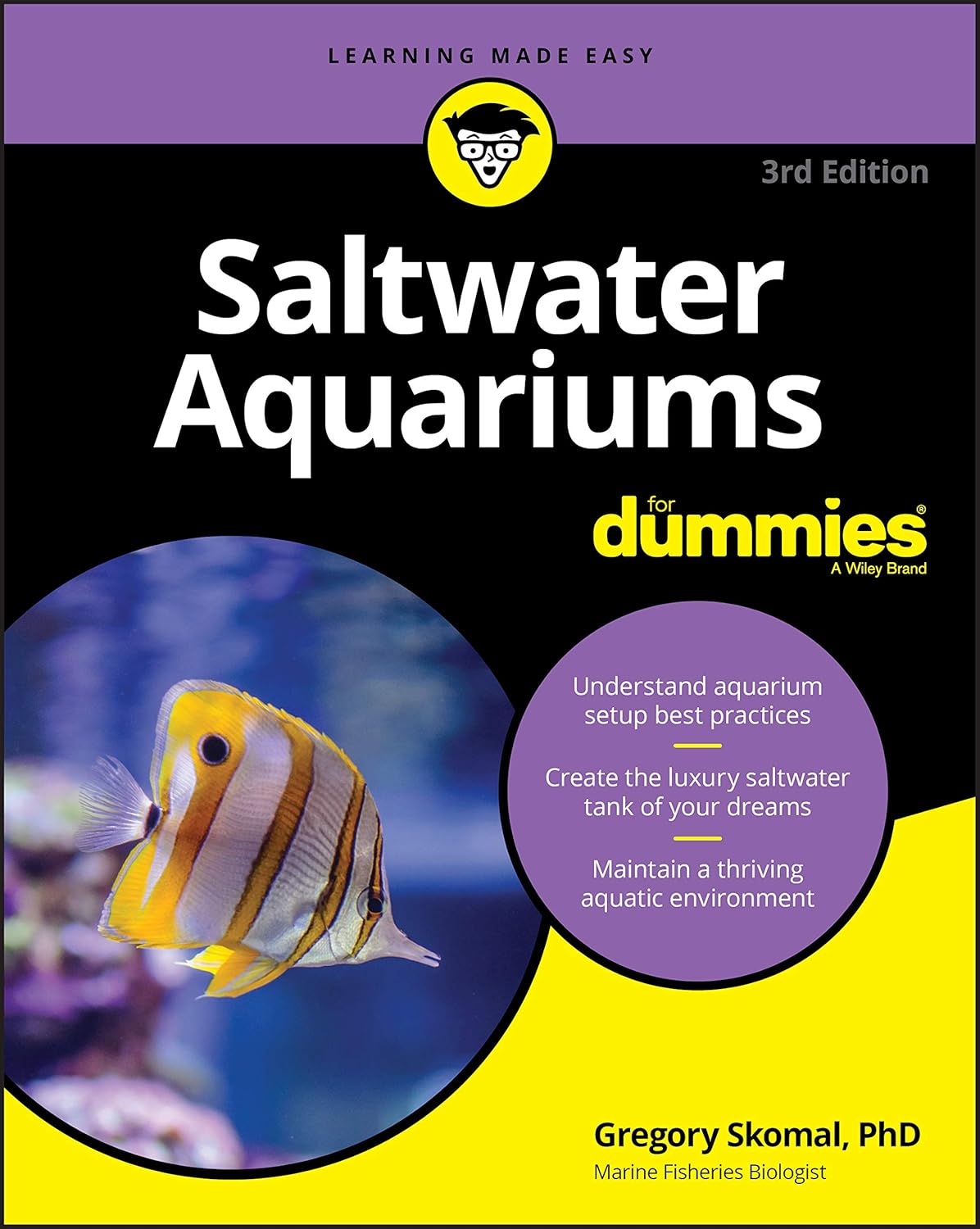 Saltwater Aquariums For Dummies cover