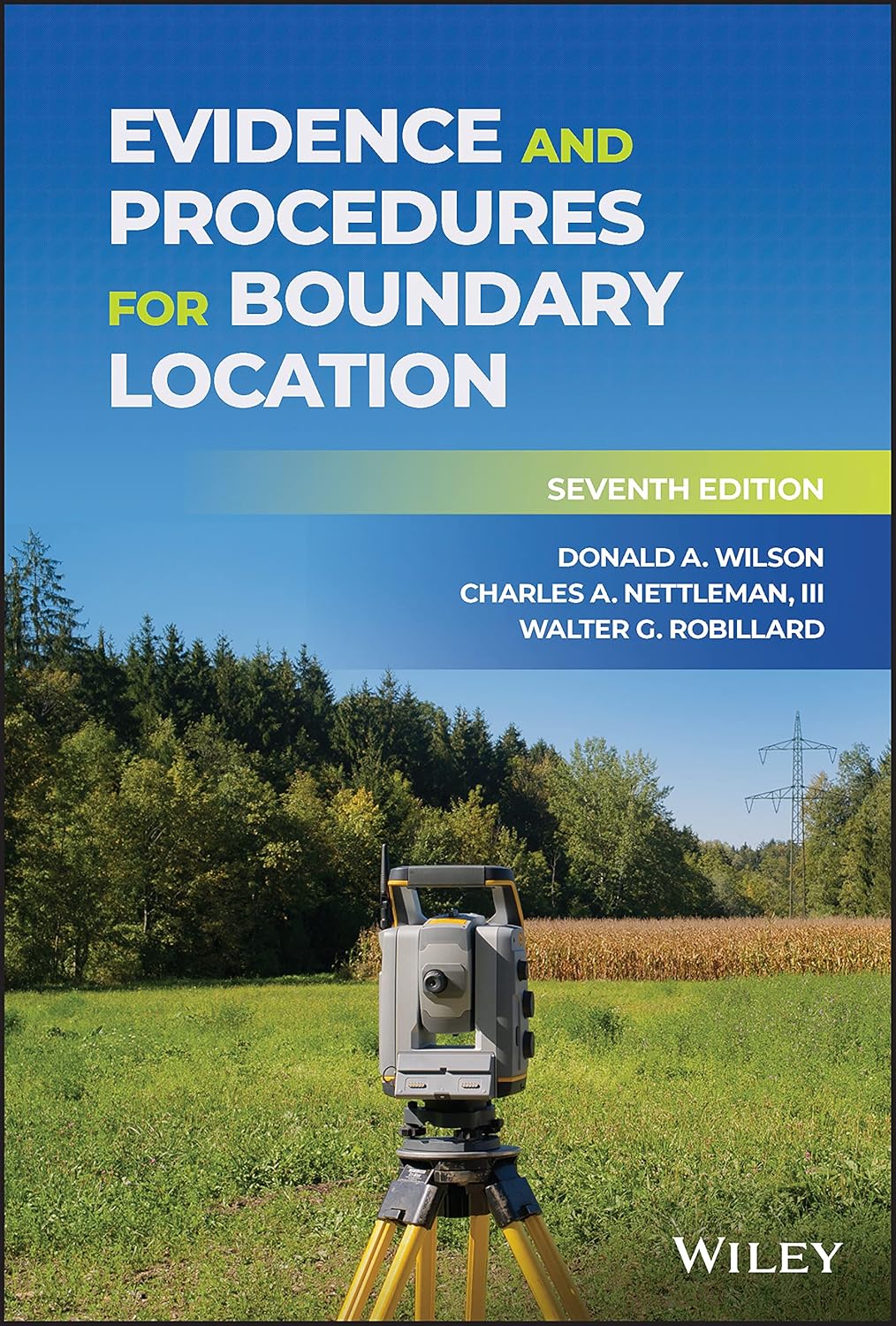 Evidence and Procedures for Boundary Location cover