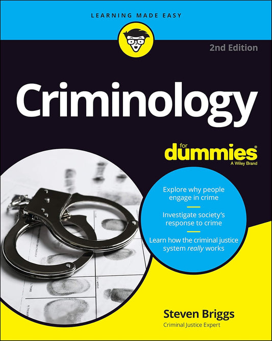 Criminology For Dummies cover